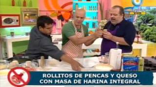 Recetas sin carne Tarta bicolor y rollitos de pencas todo con masa integral casera Parte2 [upl. by Ative]