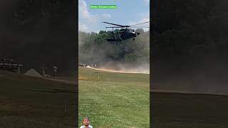 Medora helicopter landing hawklandings aviation amazing [upl. by Ginevra]