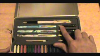 unboxing a Staedtler calligraphy set [upl. by Akiehsat230]