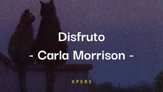 Disfruto  Carla Morrison  Letra [upl. by Nraa]