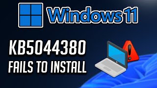 Fix KB5044380 Update Not Installing On Windows 11 Version 24H223H222H2 [upl. by Ora]