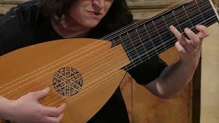 S L Weiss  London Suite IV  Evangelina Mascardi baroque lute [upl. by Nospmis]