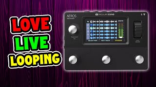 Live Looping w Aeros Loop Studio  BeatBuddy  Demo amp Review [upl. by Schnell]