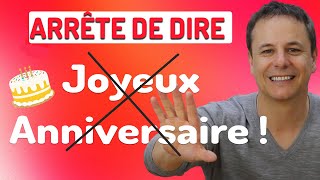 10 Façons de Souhaiter un Joyeux Anniversaire en Français [upl. by Heddy]