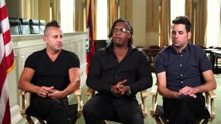 God’s Not Dead 2 Music Group Newsboys Behind the Scenes Movie Interview  ScreenSlam [upl. by Ymar]