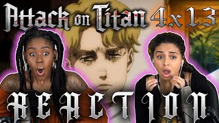 Attack on Titan 4x13  quotChildren of the Forestquot REACTION [upl. by Lewiss]