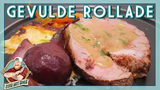 Kerst Special Rollade met Stoofpeertjes  EtenmetNick  How to [upl. by Harneen]