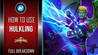 How To Use HULKLING Easily  Full Breakdown  Marvel Contest Of Champions [upl. by Indihar]