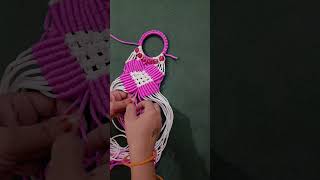 Macrame simple design guide me video upload youtube channel macramemirror [upl. by Dody]