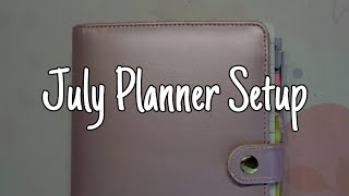 July Planner Setup  Mini Happy Planner  Janes Agenda for Personal and Catchall [upl. by Lebasy8]