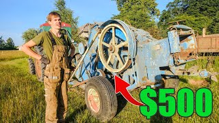 Getting the CHEAPEST HAY BALER we could find Will it WORK [upl. by Tibbs98]