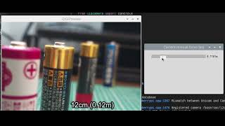 Camera manual focus GUI test Picamera2 and Tkinter on Raspberry Pi [upl. by Nancy]