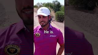 Abraham Ancer on his viral drive slide with his caddie [upl. by Laurinda]