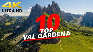 Val Gardena TOP 10 places to visit  Dolomites  AltoAdige  Italy 4K [upl. by Ranee]