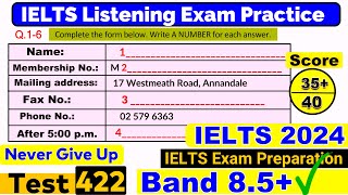 IELTS Listening Practice Test 2024 with Answers Real Exam  422 [upl. by Eidnyl]