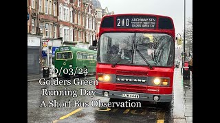 Golders Green Running Day  Observations  Photos [upl. by Aimahc]