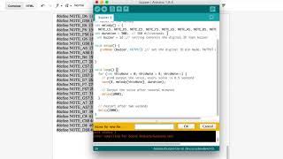 how to use Arduino passive buzzer library pitchesh  by Sintron [upl. by Linneman365]