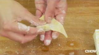 How to Fold a Wonton  CHOW Tip [upl. by Jeannine391]