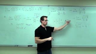 Calculus 1 Lecture 35 Part 5 [upl. by Wrdna]