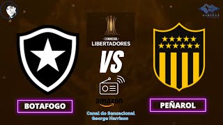 BOTAFOGO 5 X 0 PEÑAROL AO VIVO  COPA LIBERTADORES 2024  SEMIFINAL [upl. by Dorry141]