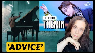 Taemin Advice MV and Studio Choom REACTION [upl. by Cynarra]