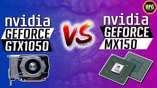 GTX 1050 vs GTX MX150 both are amazing GPU by NVIDI [upl. by Novaj]