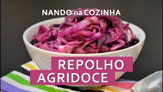 REPOLHO AGRIDOCE acompanhamento com sotaque alemão ideal para carnes de porco [upl. by Ellenahc]