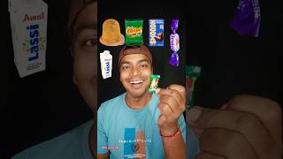 Chocolate ASMR 😲🍫🍬 Kaccha mango bite challenge shorts candy ytshortsindia [upl. by Hellman]