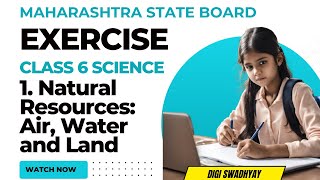 Exercise class 6 Science chapter 1Natural Resources  Air Water and Land । Exercise class 6th [upl. by Cory]