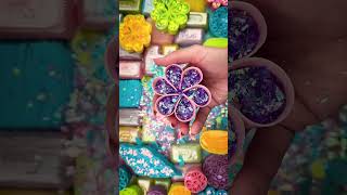 ASMR SOAP★Crushing soap★Cutting soap cubes★FOAMampGLITTERampSTARCH [upl. by Stillas]