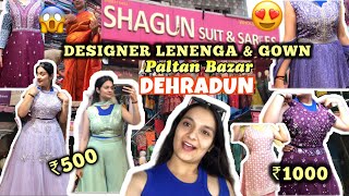 Latest and cheapest lahanga collection😱😍 Paltan Bazar Dehradun📍 Best Wholesale market paltan [upl. by Dorman992]