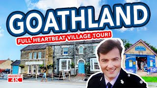 GOATHLAND  Full tour of Goathland Whitby Heartbeat Aidensfield Harry Potter Hogsmeade [upl. by Aehtela]