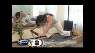 Ejercicio de Pilates Reformer de la tabla 1  Prof Nancy Sabo [upl. by Asira422]