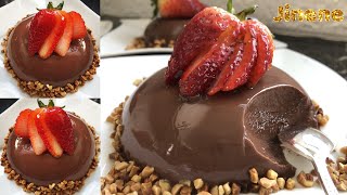 رمضان 🌙  أسهل و أسرع تحلية فلان شكولاته  Dessert facile et rapide Flan au chocolat [upl. by Valente782]