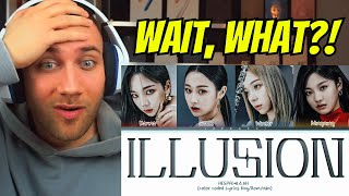 THIS is a BSIDE aespa Illusion Lyrics  REACTION [upl. by Enelrad]