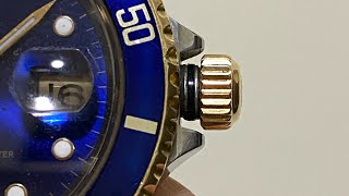 Rolex 16613 blue dial inspection ตรวจสอบก่อนขัดลบริ้วรอย [upl. by Mis]