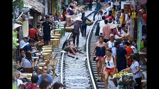 Hanoi Train Street [upl. by Zohar]