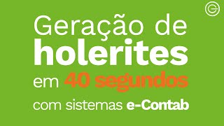 Geração de holerites em 40 segundos [upl. by Mariette]