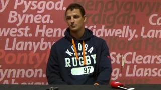 Aaron Shingler previews Cardiff Blues derby 2016 [upl. by Molohs]