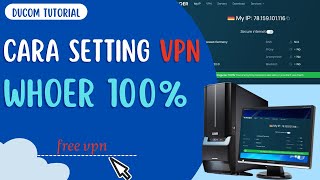 CARA SETTING VPN WHOER 100 [upl. by Arbuckle]