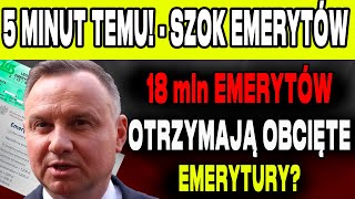 10 MINUT TEMU PRZEŁOMOWY WYROK TK TYSIĄCE EMERYTÓW W POLSCE OTRZYMAJĄ OBCIĘTE EMERYTURY [upl. by Fabio]