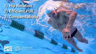 Onearm Freestyle – simple swim drill for hip rotation [upl. by Trovillion750]