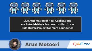 Framework Implementation in Live Automation Project 1  Part 1 [upl. by Drawoh]