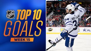 Top 10 Goals from Week 15  202324 NHL Season [upl. by Ahsac]