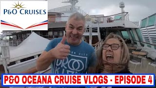 PampO Oceana Cruise Ship Vlogs  Episode 4  Day at sea with quizzes sport cocktails and karaoke [upl. by Eerat87]