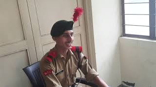 RDC Best Cadet Interview Practice  Senior Under Officer Lakshya Tyagi  NCC Training [upl. by Rawdan]