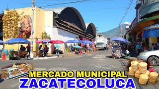 ASI ES EL MERCADO MUNICIPAL DE ZACATECOLUCA elsalvador zacatecoluca [upl. by Aracahs]