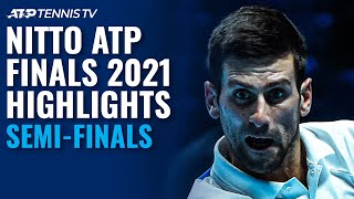 Djokovic vs Zverev amp Medvedev vs Ruud  Nitto ATP Finals 2021 Highlights SemiFinals [upl. by Hteboj]