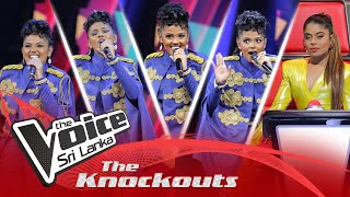 Vidumini Rathnayake  Ayarin Josapin  Viyole  The Knockouts  The Voice Sri Lanka [upl. by Refinney]