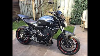 Yamaha MT 07 Modifications [upl. by Encratis]